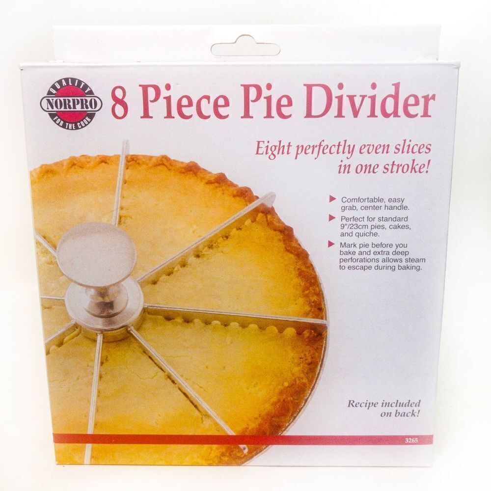 New Norpro 8 Piece Pie Divider Baking Tool